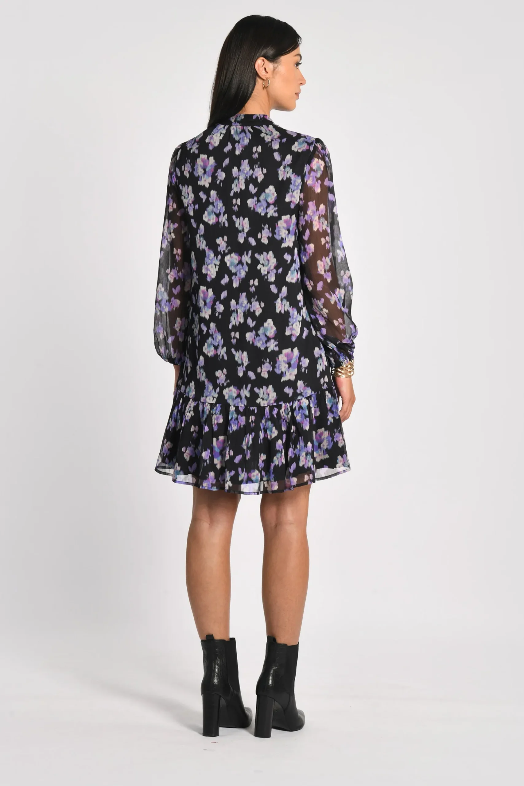 ROBE COURTE FLEURS MADISON MULTI VIOLET^KOOKAÏ Discount