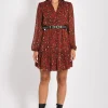 ROBE COURTE LEOPARD MINA MULTI^KOOKAÏ Discount