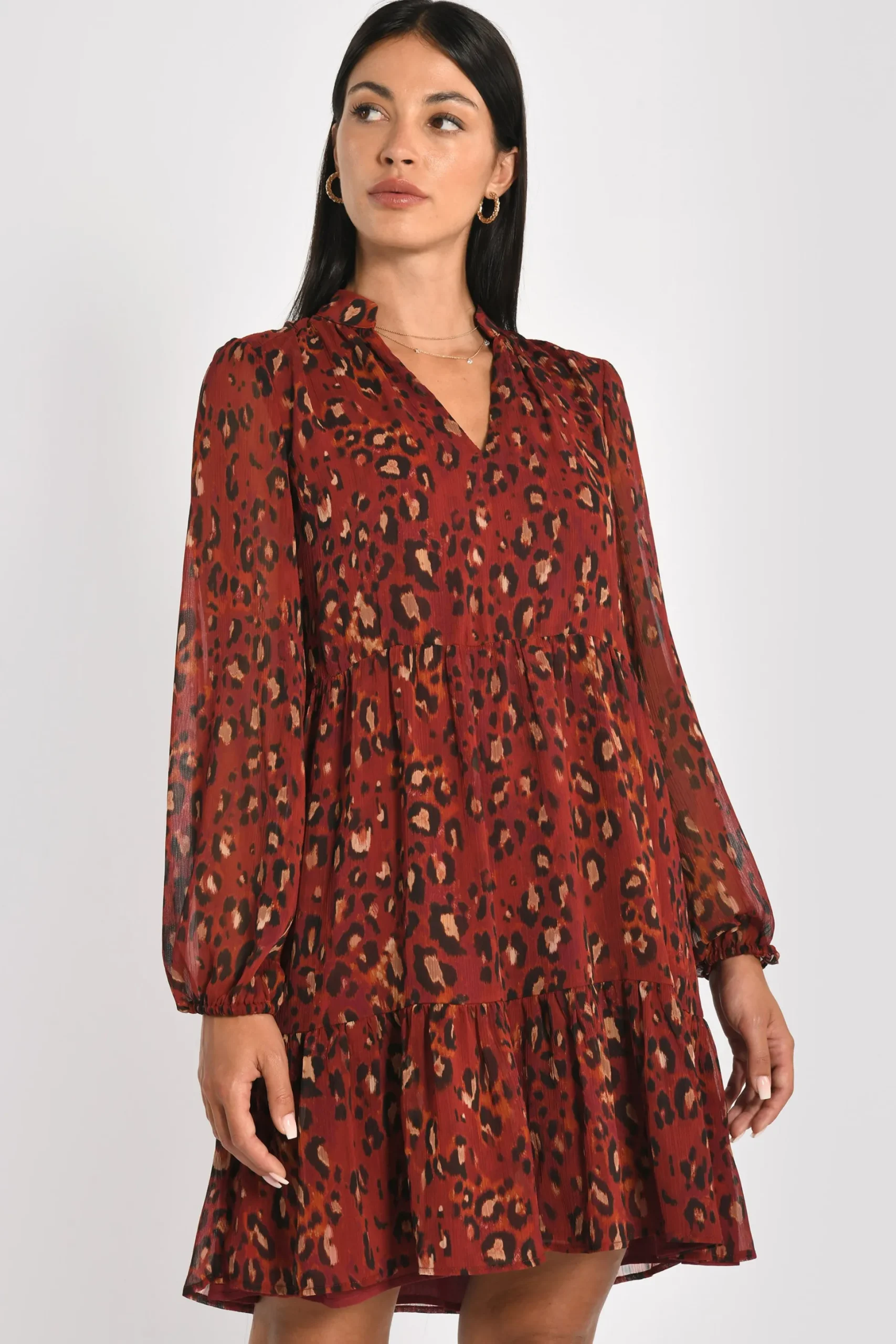 ROBE COURTE LEOPARD MINA MULTI^KOOKAÏ Discount