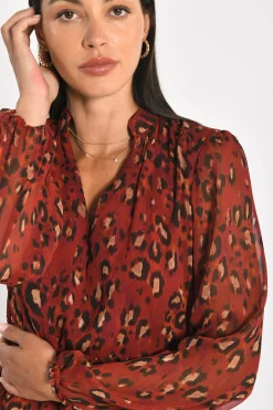 ROBE COURTE LEOPARD MINA MULTI^KOOKAÏ Discount
