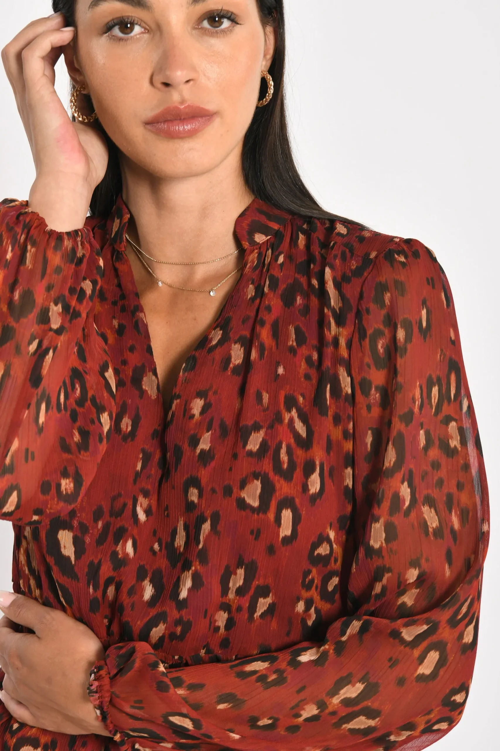 ROBE COURTE LEOPARD MINA MULTI^KOOKAÏ Discount