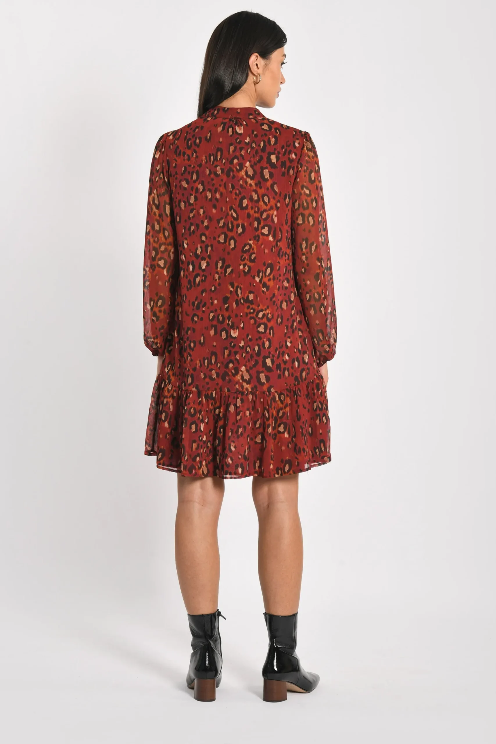 ROBE COURTE LEOPARD MINA MULTI^KOOKAÏ Discount