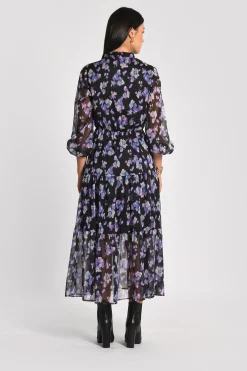 ROBE LONGUE FLEURS MADISON MULTI VIOLET^KOOKAÏ New