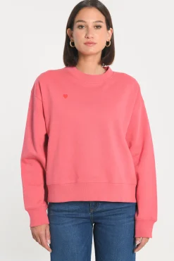 SWEATSHIRT COEUR - SUZY - RAPTURE ROSE^KOOKAÏ Cheap