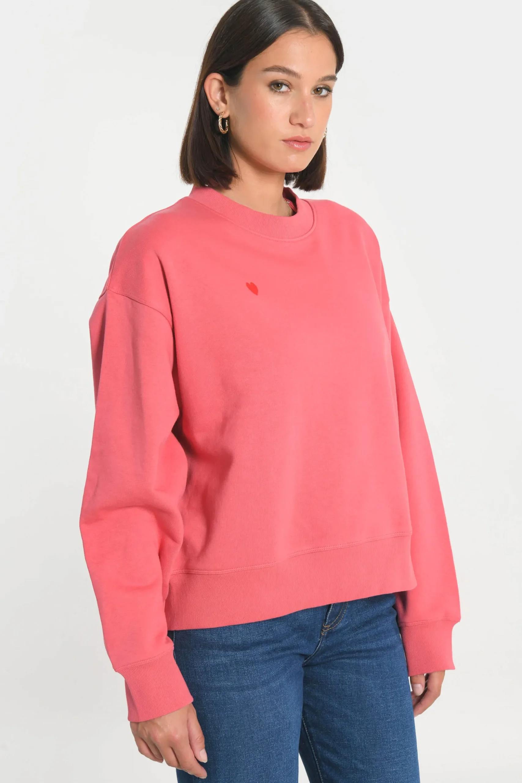 SWEATSHIRT COEUR - SUZY - RAPTURE ROSE^KOOKAÏ Cheap