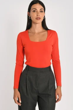 T-SHIRT COL CARRÉ CLEMENTINE^KOOKAÏ Best