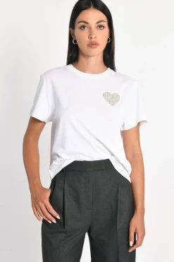 T-SHIRT CŒR STRASS LUNA^KOOKAÏ Online