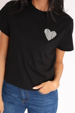 T-SHIRT CŒR STRASS LUNA^KOOKAÏ New