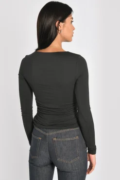 T-SHIRT DRAPÉ COTES SIA^KOOKAÏ Outlet