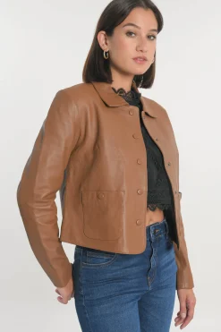 VESTE CUIR - OLIVIA -^KOOKAÏ Clearance