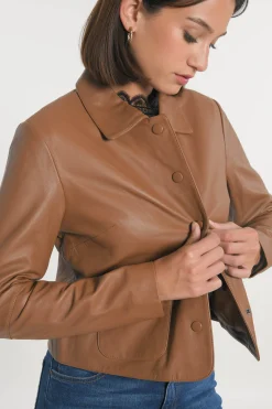 VESTE CUIR - OLIVIA -^KOOKAÏ Clearance